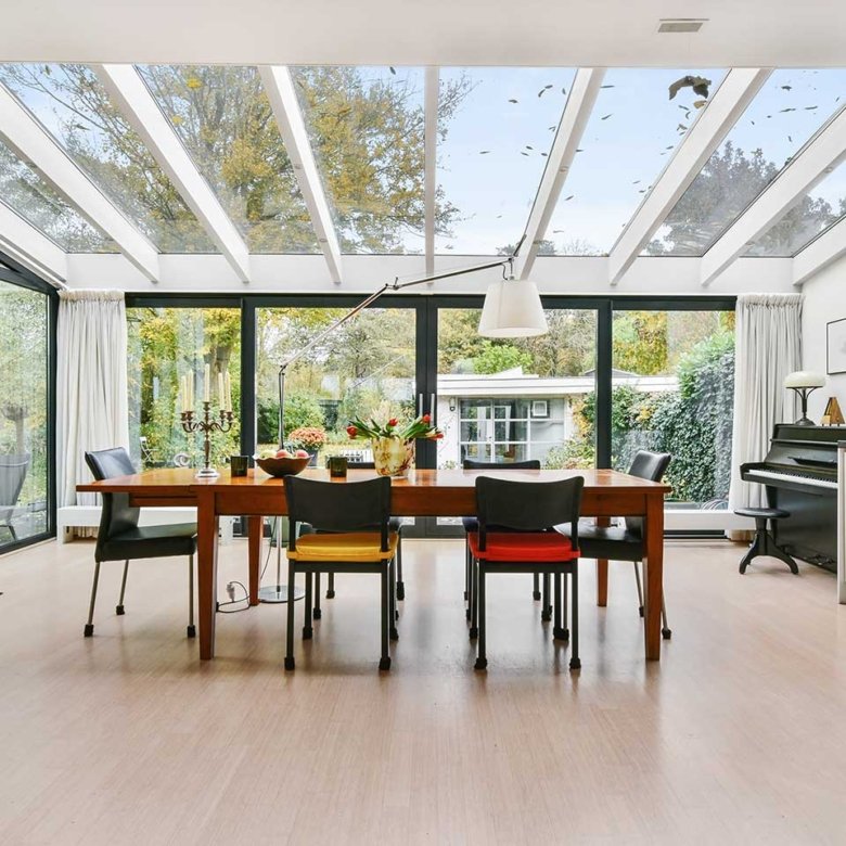 Home with terrace